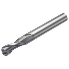 RA216.42-3230-AK16G 1610 12.7mm 2 FL Solid Carbide Ball Nose End Mill w/Cylindrical Shank - Top Tool & Supply