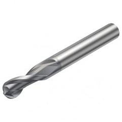 1B231-0318-XA 1620 3.18mm 2 FL Ballnose w/Cylindrical Shank - Top Tool & Supply