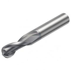 1B232-0953-XA 1620 9.525mm 2 FL Ballnose w/Cylindrical Shank - Top Tool & Supply