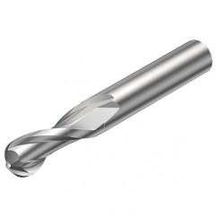 2B330-0500-NC H10F 5mm FL Ballnose w/Cylindrical with Neck Shank - Top Tool & Supply