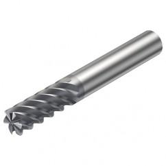 R215.34-04050-AC11L 1620 4mm 4 FL Solid Carbide End Mill - Corner Radius w/Cylindrical Shank - Top Tool & Supply