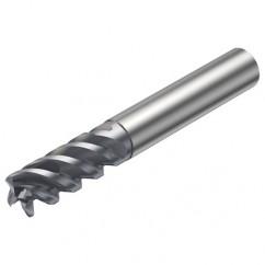 R216.24-12050GCC26P 1620 12mm 4 FL Solid Carbide End Mill - Corner Radius w/Cylindrical - Neck Shank - Top Tool & Supply