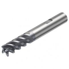 R216.24-14050GBC26P 1630 14mm 4 FL Solid Carbide End Mill - Corner Radius w/Weldon Shank - Top Tool & Supply