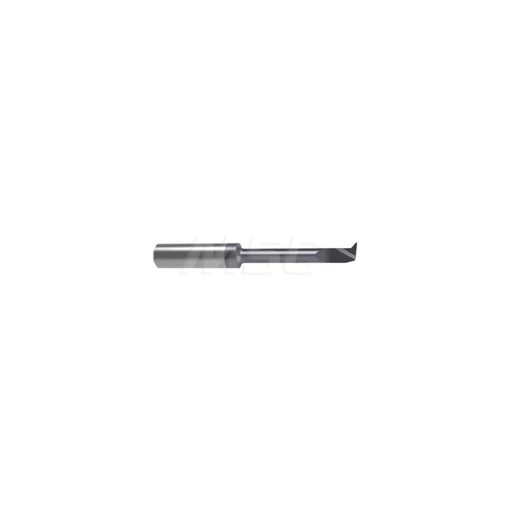 Internal Boring Bar: 0.2756″ Min Bore, 1.6535″ Max Depth, Right Hand Cut, Carbide 2.6378″ OAL, 0.0079″ Corner Radius