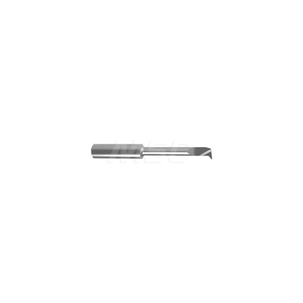 Internal Boring Bar: 0.2756″ Min Bore, 0.6693″ Max Depth, Left Hand Cut, Carbide 1.6535″ OAL, 0.0079″ Corner Radius