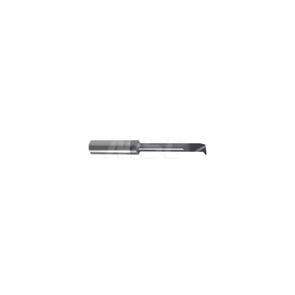 Internal Boring Bar: 0.2756″ Min Bore, 0.6693″ Max Depth, Left Hand Cut, Carbide 1.6535″ OAL, 0.0039″ Corner Radius