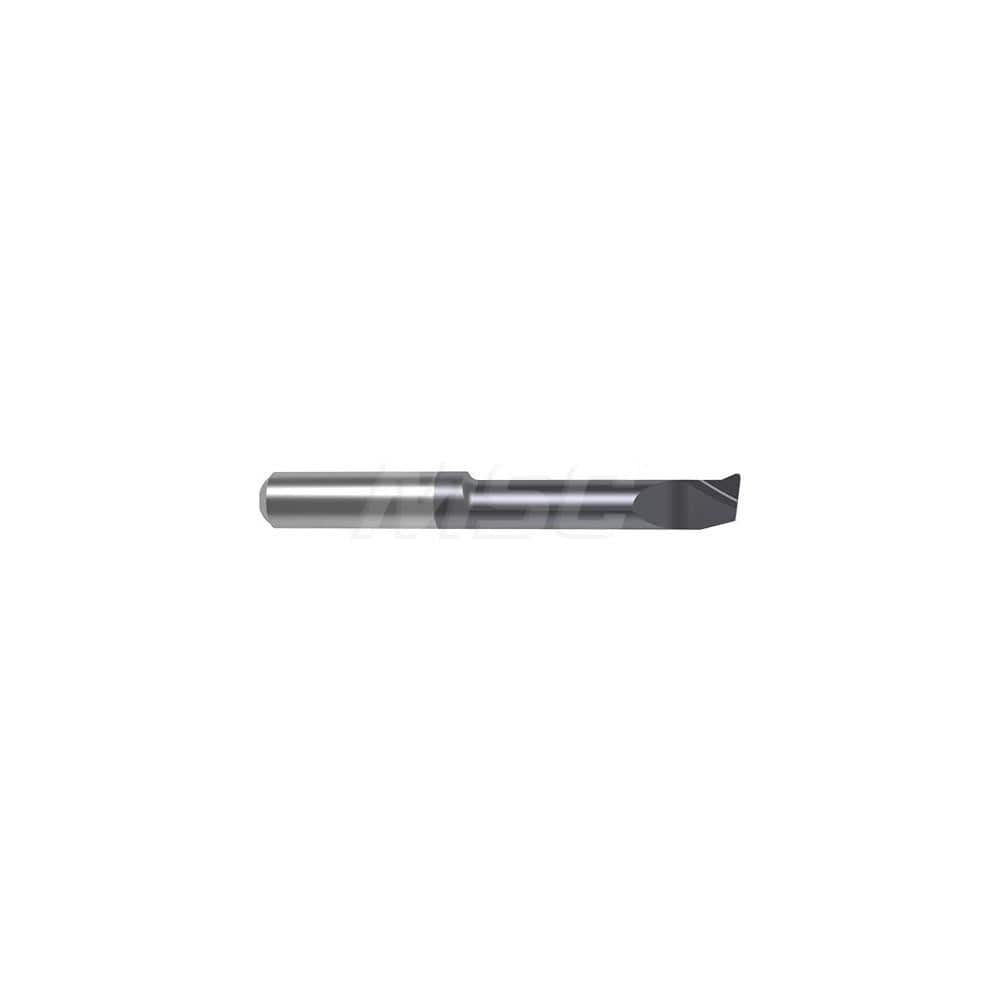 Internal Boring Bar: 0.315″ Min Bore, 1.063″ Max Depth, Right Hand Cut, Carbide 2.0472″ OAL, 0.0039″ Corner Radius