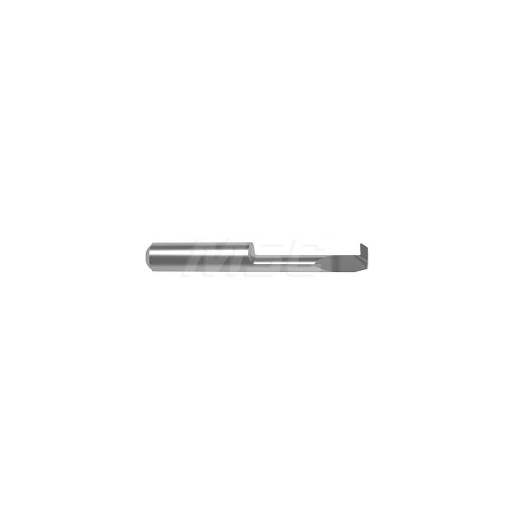 Internal Boring Bar: 0.315″ Min Bore, 1.8504″ Max Depth, Right Hand Cut, Carbide 2.8346″ OAL, 0.0079″ Corner Radius