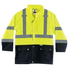 8365BK XL LIM/BLK FRONT RAIN JACKET - Top Tool & Supply