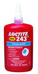 243 Threadlocker Blue Removable - 250 ml - Top Tool & Supply