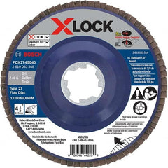 Bosch - Flap Discs Abrasive Type: Coated Flap Disc Type: Type 27 - Top Tool & Supply