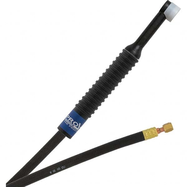 PRO-SOURCE - 80 Amp 12-1/2' Rubber Outfit 24N Air Cooled TIG Welding Torch Kit - Top Tool & Supply