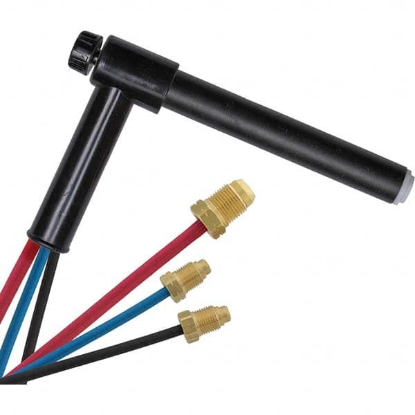 PRO-SOURCE - 250 Amp 25' Rubber Outfit 22A Water Cooled TIG Welding Torch Kit - Top Tool & Supply