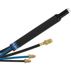 PRO-SOURCE - 500 Amp 25' Rubber Outfit 18P Water Cooled TIG Welding Torch Kit - Top Tool & Supply