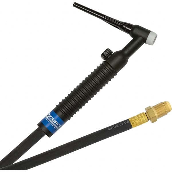 PRO-SOURCE - 200 Amp 25' Rubber Outfit 26V Air Cooled TIG Welding Torch Kit - Top Tool & Supply