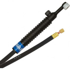 PRO-SOURCE - 80 Amp 12-1/2' Rubber Outfit 24VN Air Cooled TIG Welding Torch Kit - Top Tool & Supply