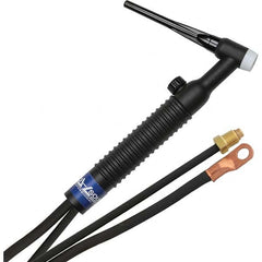 PRO-SOURCE - 200 Amp 12-1/2' Rubber Outfit 26FV Air Cooled TIG Welding Torch Kit - Top Tool & Supply