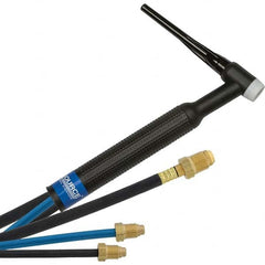 PRO-SOURCE - 350 Amp 25' Rubber Outfit 18F Water Cooled TIG Welding Torch Kit - Top Tool & Supply