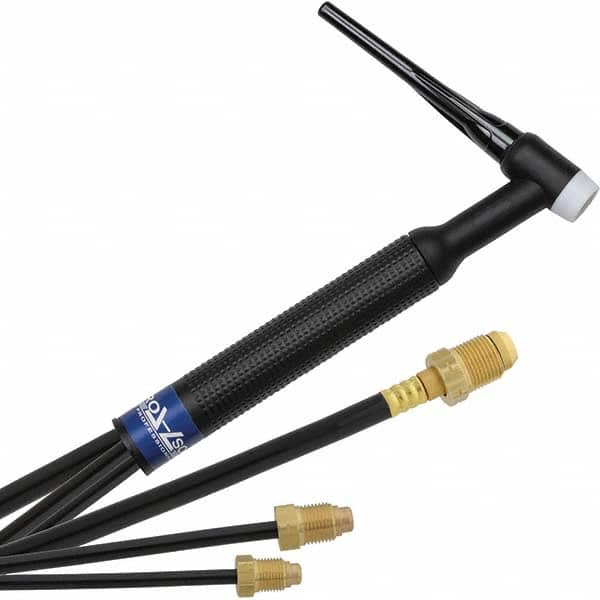 PRO-SOURCE - 350 Amp 25' Rubber Outfit 18 Water Cooled TIG Welding Torch Kit - Top Tool & Supply