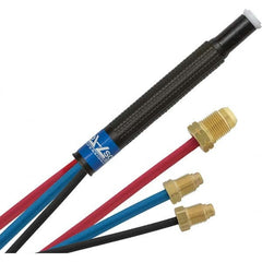 PRO-SOURCE - 250 Amp 25' Rubber Outfit 20P Water Cooled TIG Welding Torch Kit - Top Tool & Supply