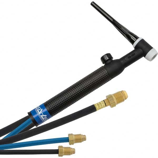 PRO-SOURCE - 350 Amp 25' Rubber Outfit 18V Water Cooled TIG Welding Torch Kit - Top Tool & Supply