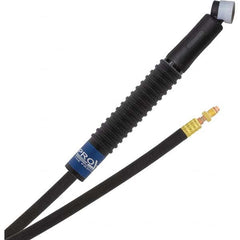 PRO-SOURCE - 80 Amp 25' Rubber Outfit 24FMT Air Cooled TIG Welding Torch Kit - Top Tool & Supply