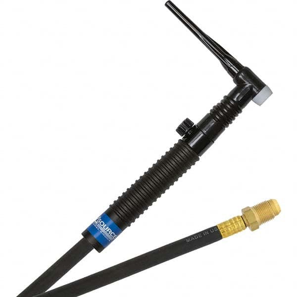 PRO-SOURCE - 200 Amp 25' Rubber Outfit 26FVMT Air Cooled TIG Welding Torch Kit - Top Tool & Supply