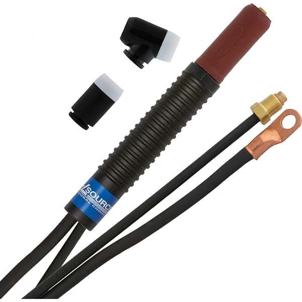 PRO-SOURCE - 200 Amp 25' Rubber Outfit 200M Air Cooled TIG Welding Torch Kit - Top Tool & Supply