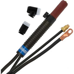 PRO-SOURCE - 200 Amp 12-1/2' Rubber Outfit 200M Air Cooled TIG Welding Torch Kit - Top Tool & Supply