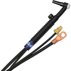 PRO-SOURCE - 125 Amp 25' Rubber Outfit 9FV Air Cooled TIG Welding Torch Kit - Top Tool & Supply