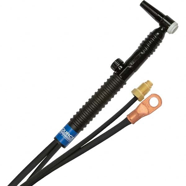 PRO-SOURCE - 125 Amp 25' Rubber Outfit 9FVMT Air Cooled TIG Welding Torch Kit - Top Tool & Supply