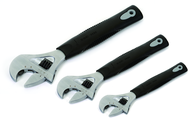 3 Piece Ratcheting Adjustable Wrench Set - Top Tool & Supply