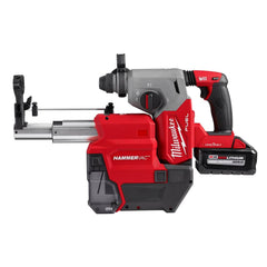 Cordless Hammer Drill: 18V, 1″ Chuck, 1,300 RPM SDS Plus Chuck, Reversible, 2 Lithium-ion, Charger Included