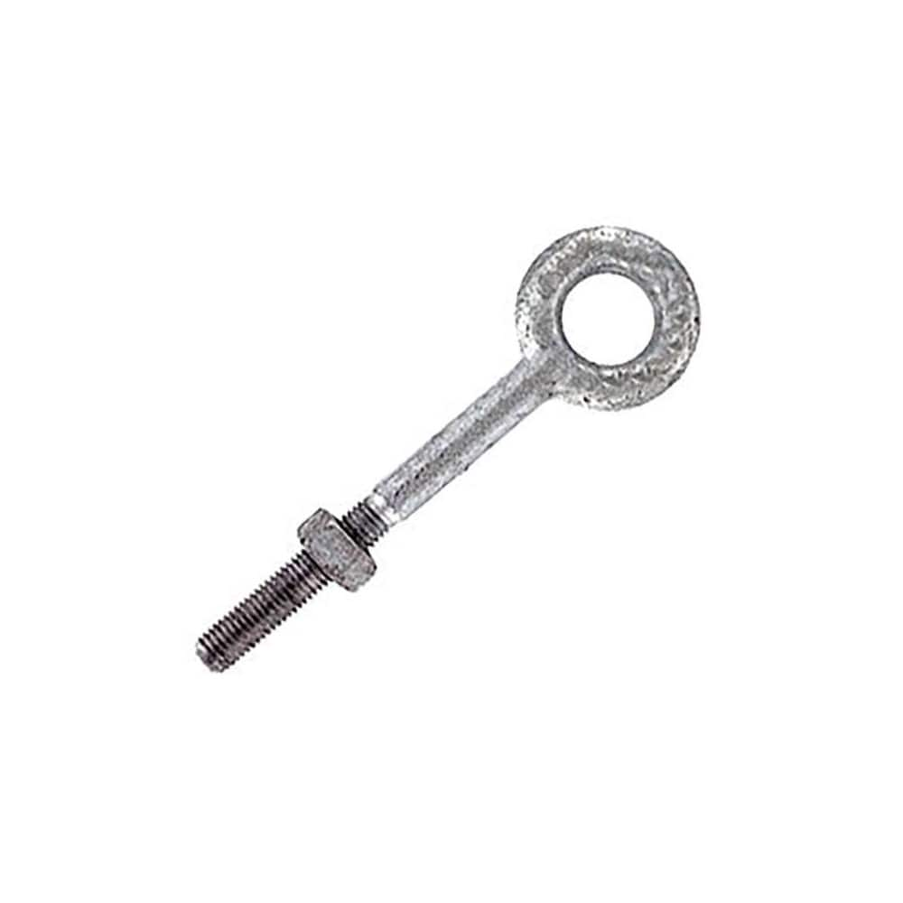 Fixed Lifting Eye Bolt: Without Shoulder, 200 lb Capacity, 1/4 ™ Thread, Grade 316 Stainless Steel Fully Threaded, 5″ Shank, 3″ Thread Length