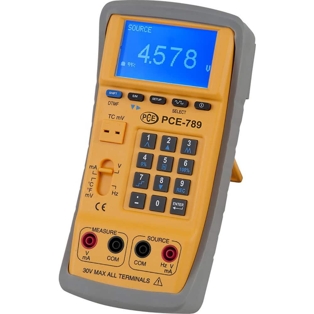 Calibrators; Minimum Voltage: 0; Maximum Voltage: 15; Minimum Amperage: 0.0000; Maximum Amperage: 24.00; Accuracy: 0.03%; Rtd Type: PT100