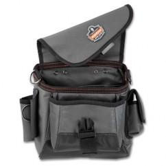 5516 GRAY TOPPED TOOL POUCH-STRAP - Top Tool & Supply