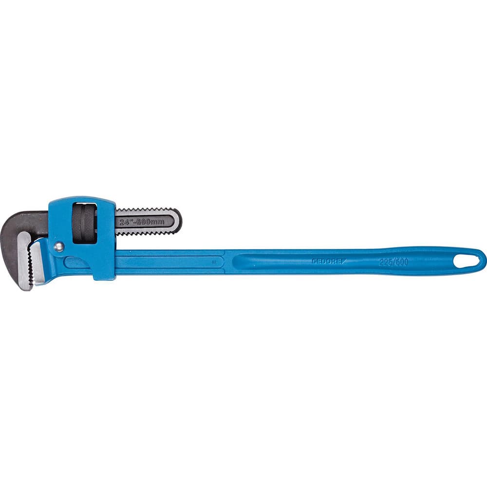 Stillson Type Pipe Wrench: 14″ OAL, Heat Treated Steel 1-1/2″ Max Pipe Capacity