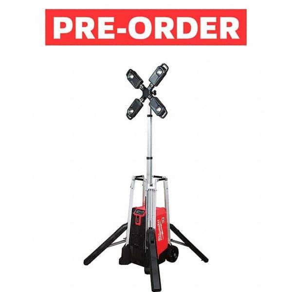 Milwaukee Tool - Portable Work Lights Portable Type: Floor Lamp Type: LED - Top Tool & Supply