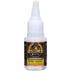 GorillaPro - 20 g Squeeze Bottle Clear Instant Adhesive - Top Tool & Supply