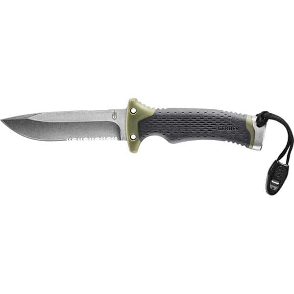 Gerber - Fixed Blade Knives Trade Type: Drop Point Blade Length (Inch): 4.76 - Top Tool & Supply