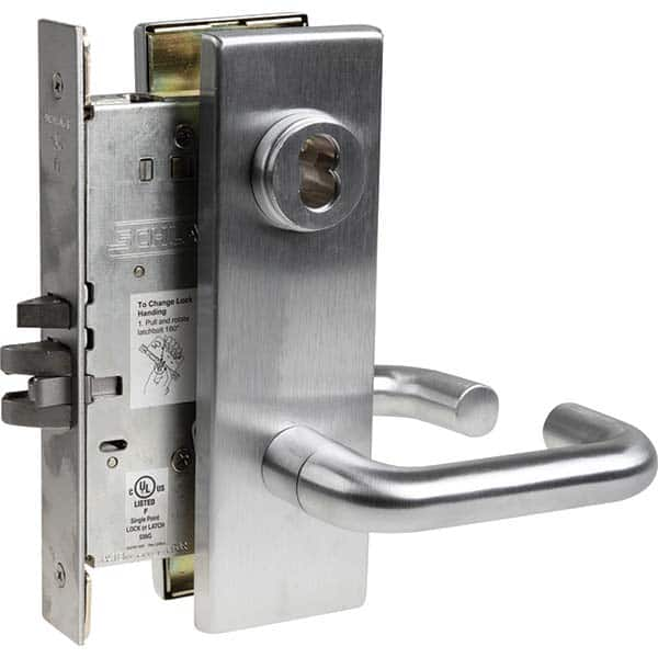 Schlage - Lever Locksets Type: Entry Door Thickness: 1-3/4 - Top Tool & Supply