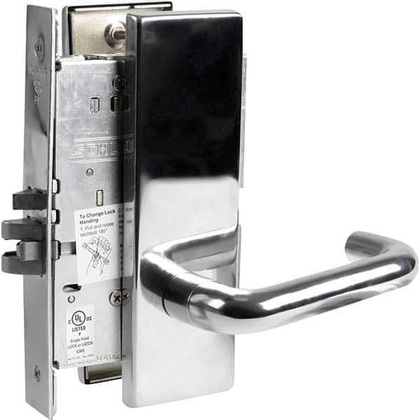 Schlage - Lever Locksets Type: Passage Door Thickness: 1-3/4 - Top Tool & Supply