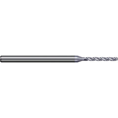 Jobber Length Drill Bit: 0.125″ Dia, 130 °, Solid Carbide TiB2 Finish, Right Hand Cut, Spiral Flute, Straight-Cylindrical Shank