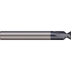 Harvey Tool - 40° 1/2" Cut Diam, 5/16" Cut Width, Solid Carbide Dovetail Cutter - Exact Industrial Supply