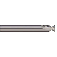 Harvey Tool - 50° 0.495" Cut Diam, 1/4" Cut Width, Solid Carbide Dovetail Cutter - Exact Industrial Supply