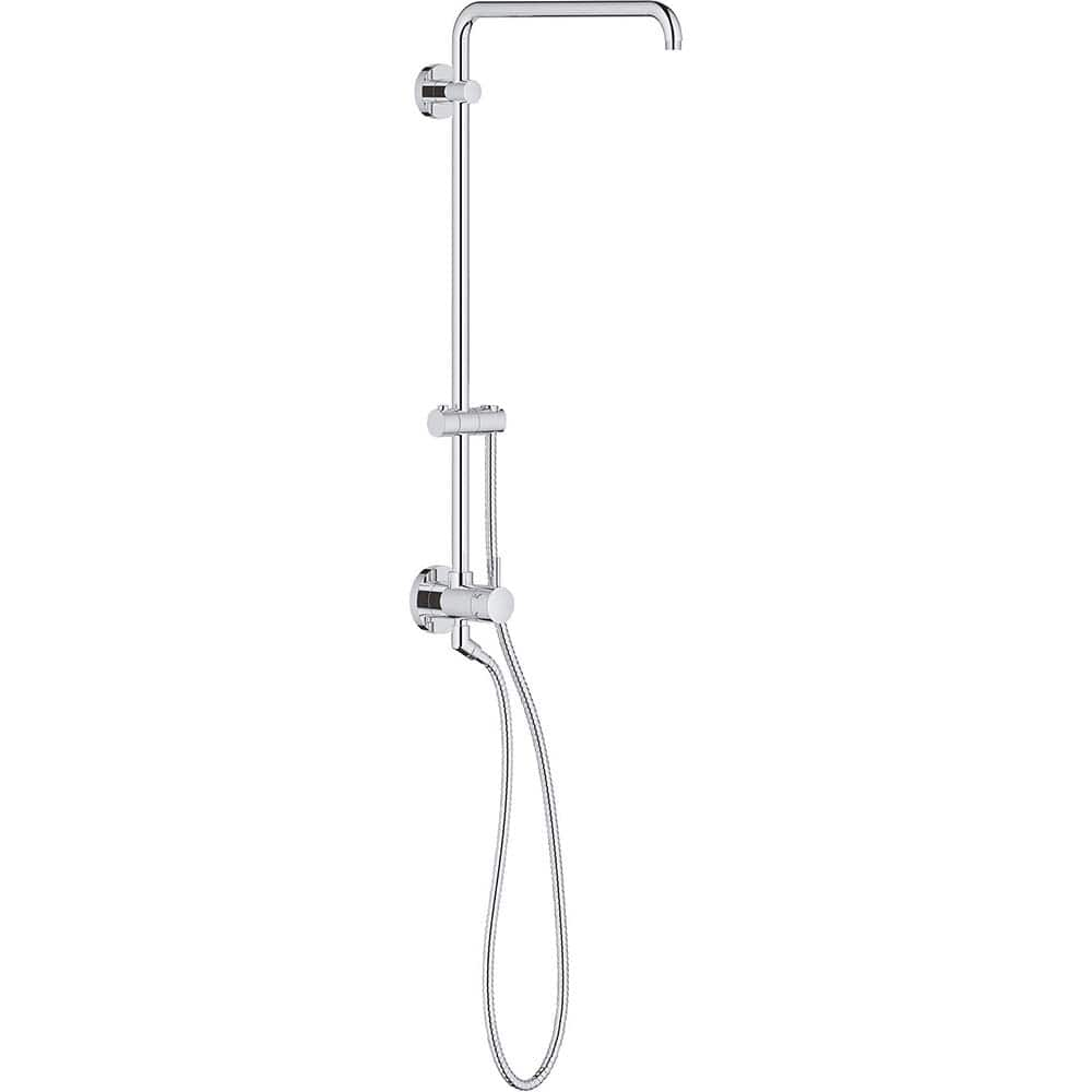 Grohe - Tub & Shower Faucets; Type: Shower System ; Style: Retro-Fit ; Design: Unassembled Package ; Material: Metal ; Handle Type: Lever ; Handle Material: Metal - Exact Industrial Supply