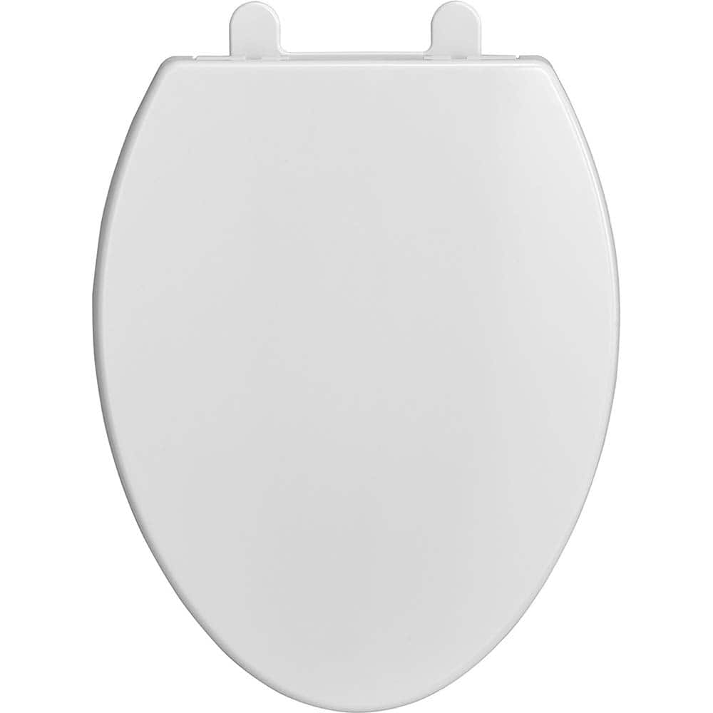 American Standard - Toilet Seats; Type: Toilet Seat ; Style: Transitional ; Material: Plastic ; Color: White ; Outside Width: 14 (Inch); Inside Width: 8.375 (Inch) - Exact Industrial Supply