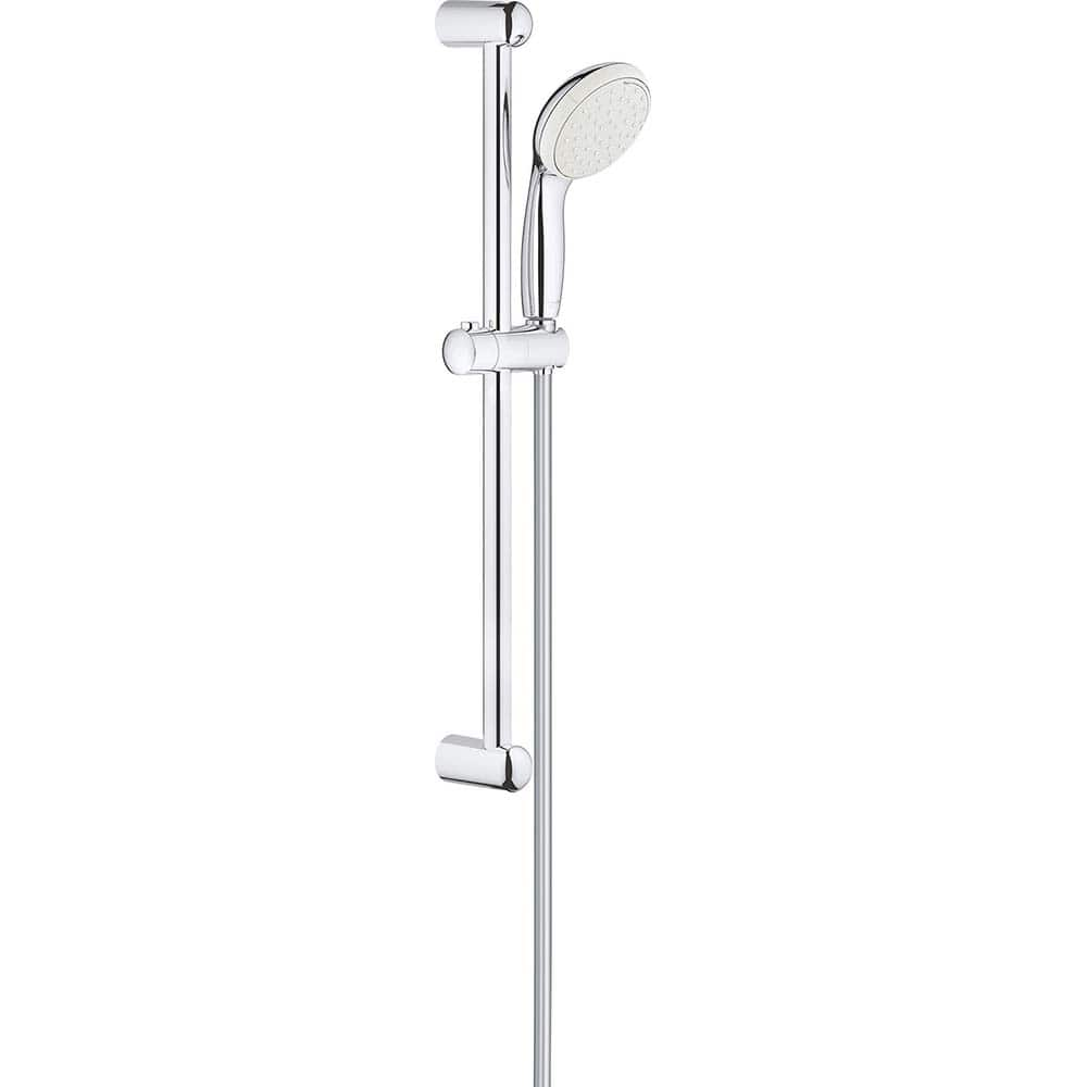 Grohe - Shower Heads & Accessories; Type: Hand Shower ; Material: Metal ; GPM: 1.50 ; Face Diameter: 4 (Inch); Finish/Coating: Polished Chrome ; Settings: Spray, Pulse, Combination Pulse-Massage - Exact Industrial Supply