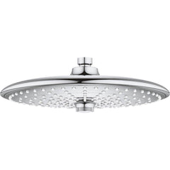 Grohe - Shower Heads & Accessories; Type: Shower Head ; Material: Metal ; GPM: 1.75 ; Face Diameter: 10.25 (Inch); Finish/Coating: Polished Chrome ; Settings: Spray, Pulse, Combination Pulse-Massage - Exact Industrial Supply