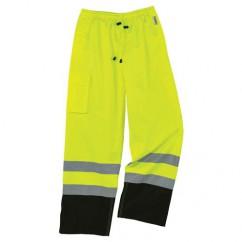 8915BK M LIME BLK BOTT RAIN PANTS - Top Tool & Supply